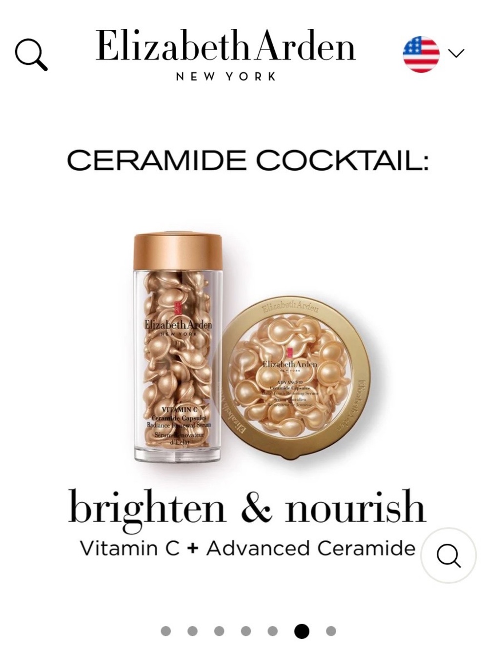 Elizabeth Arden Vitamin C Ceramide Capsules Radiance Renewal Serum - 30 capsules